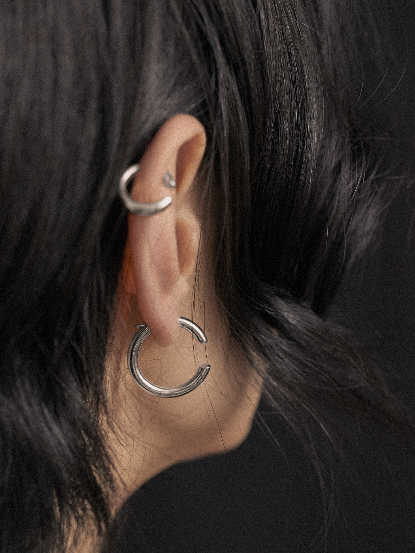 アクセサリー MARIA BLACK Disrupted 14 Pierced Earring MARIA BLACK Disrupted 14 Earring