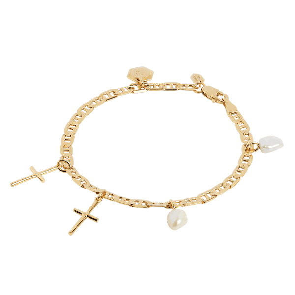 Cross Charm Medium Bracelet   