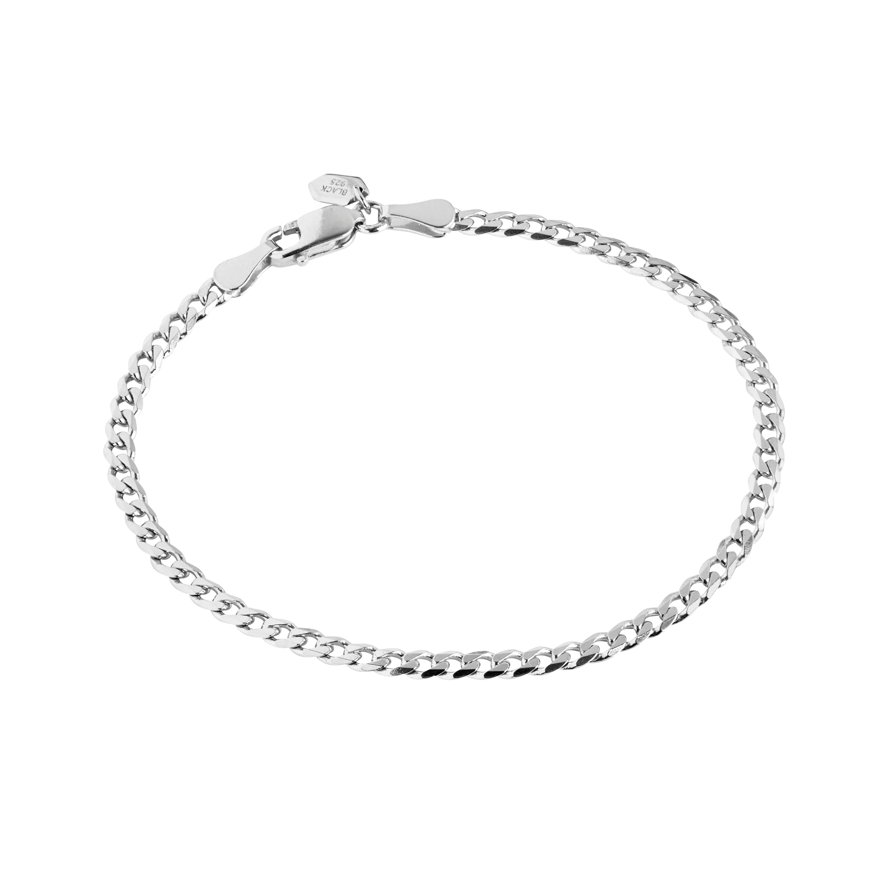 Nilu's Collection White Crystal Bracelet for Women Plated with 925 Ste