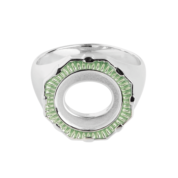 Moss Emerald Ring