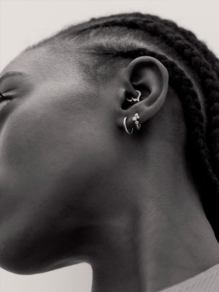 【断捨離ズム 】MARIA BLACK Hoop Pierce 50 Disrupted Hoops | Maria Black