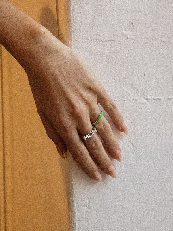 Aura Neon Green Ring