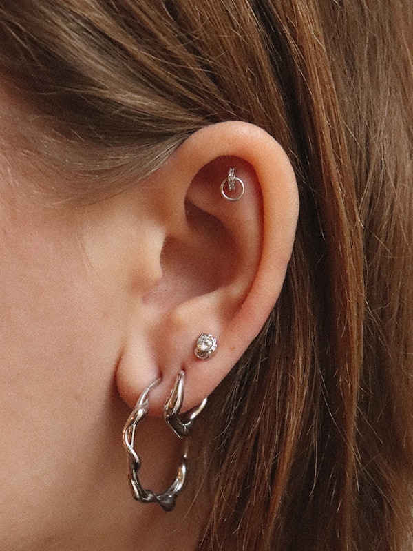Melted Piercing Stud 