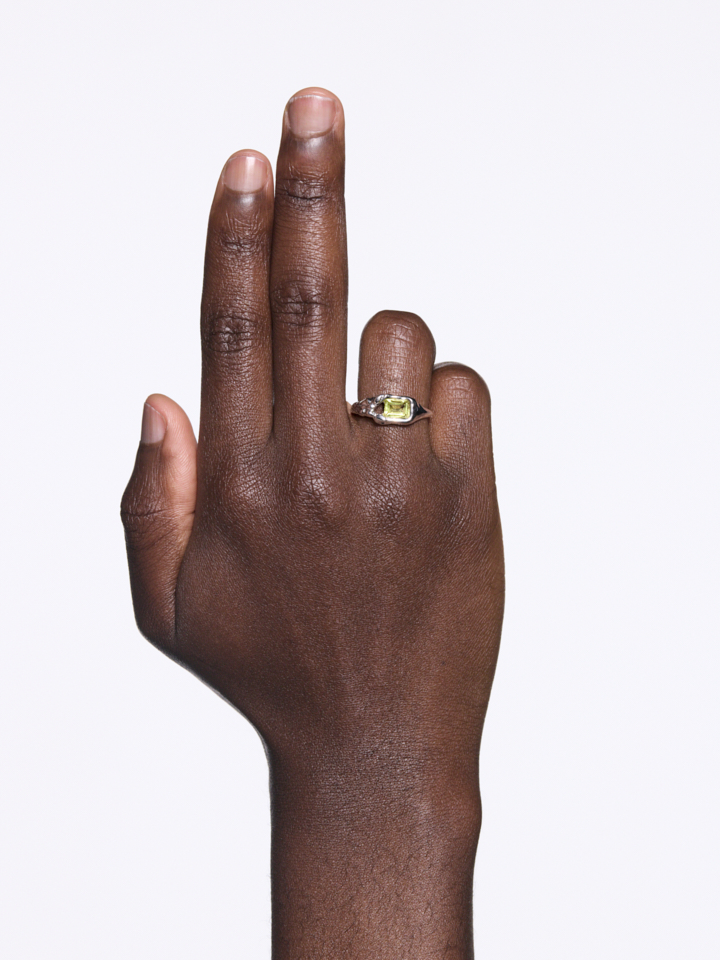 Lemon Disco Ring | Maria Black