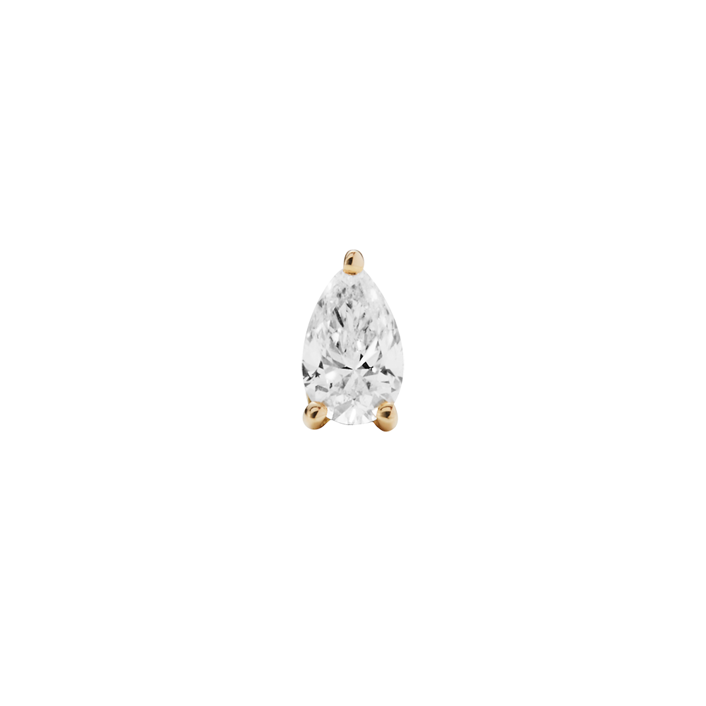 Tear Drop Piercing Stud | Maria Black